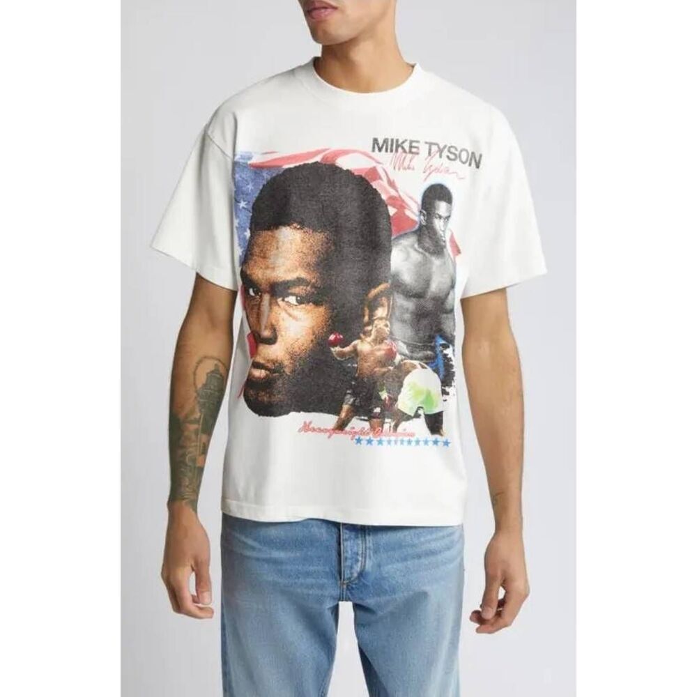 Tyson Stars & Stripes Tee Graphic Shirt Men's Size‎ XL 100% Cotton NEW